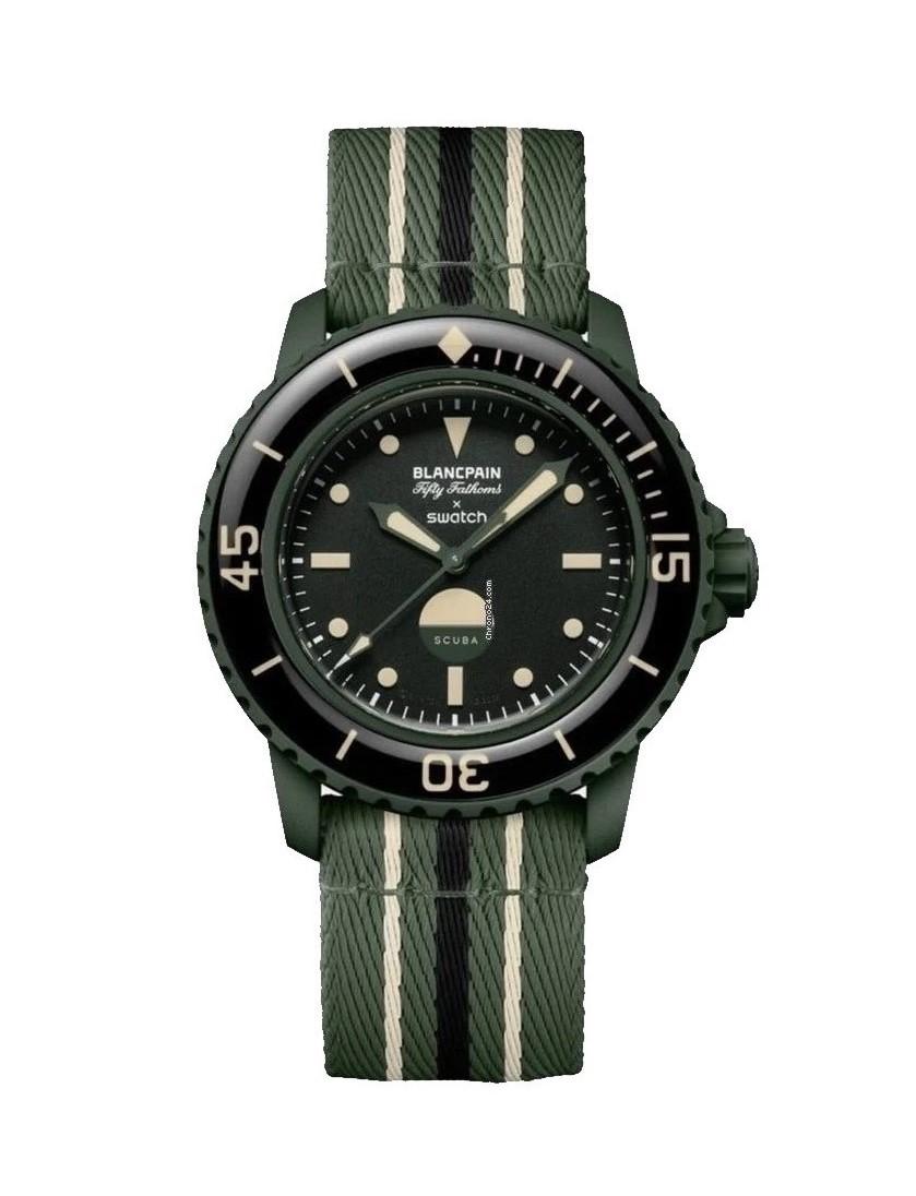Swatch X Blancpain GREEN ABYSS